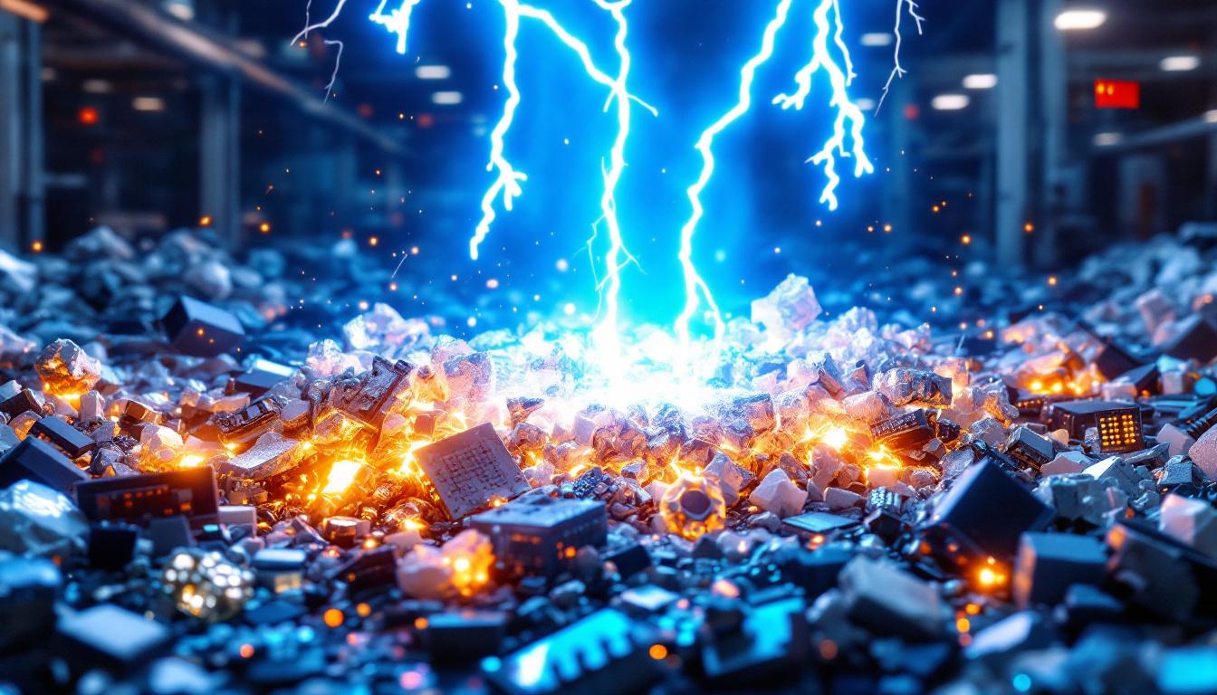 MTM Critical Metals extracting antimony from e-waste.